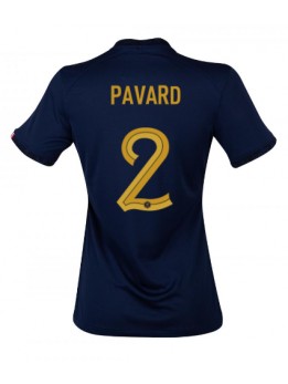 Frankrike Benjamin Pavard #2 Replika Hemmakläder Dam VM 2022 Kortärmad
